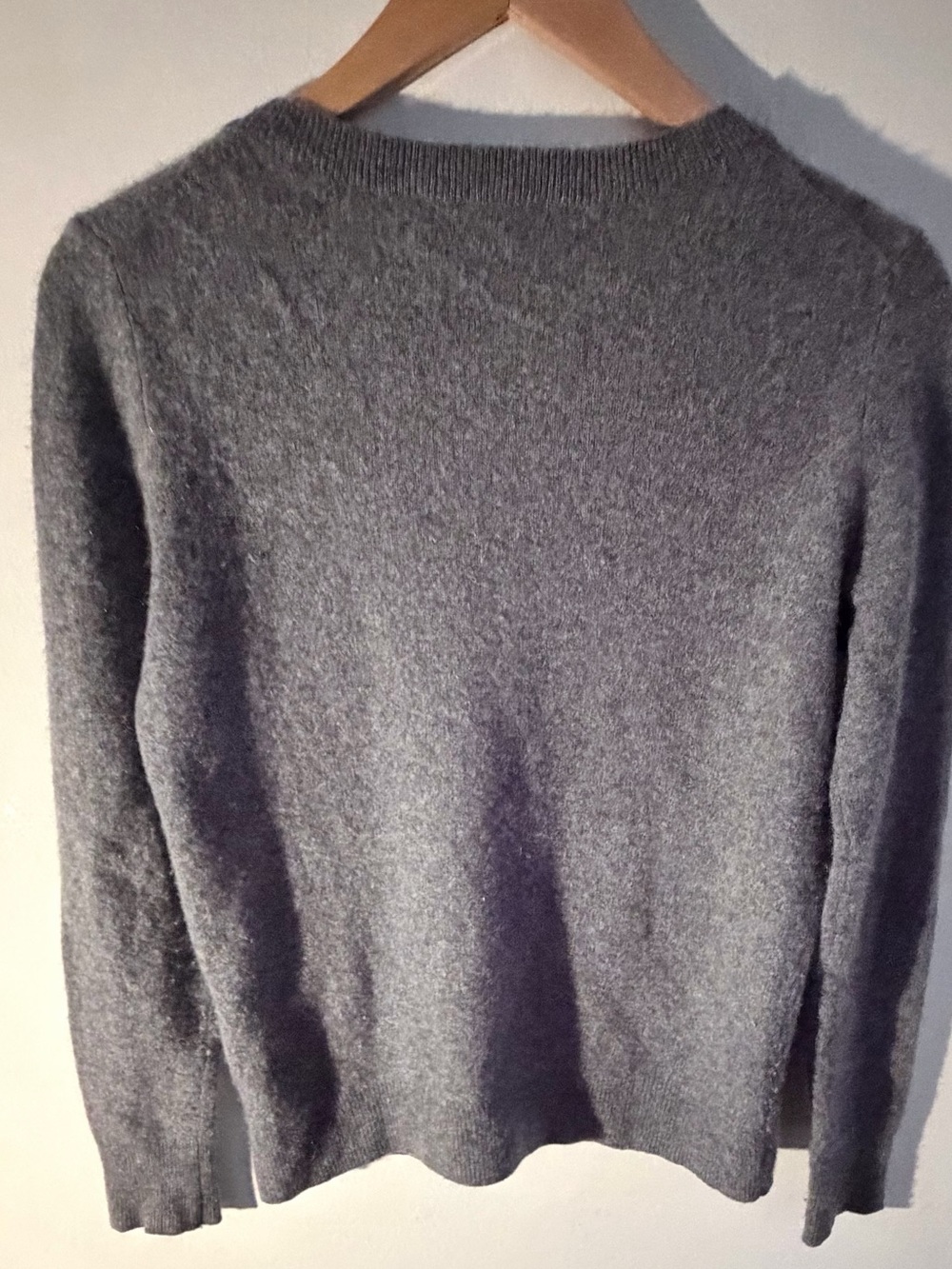 Womens Nordstorm 100% Cashmere Crewneck Minimalist Lightweight Sweater - Picture 2 of 4